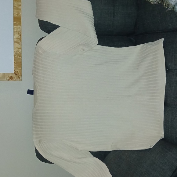GAP Factory Cream Ribbed Sweater - Picture 4 of 4